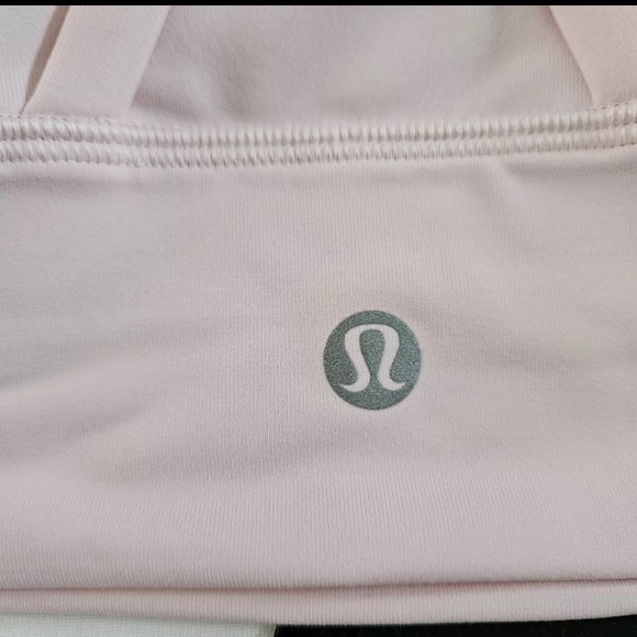 Lululemon Energy Longline Bra Medium Support FUSP Flush Pink Women's Size 8 - Picture 4 of 5